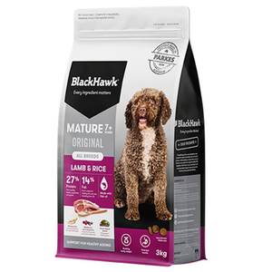 Products: BLACK HAWK MATURE DOG LAMB & RICE - Yardlands