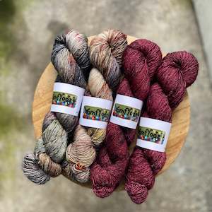 handdyed yarn: GO GO Dynamo MKAL Kit #7