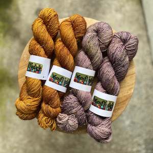 handdyed yarn: GO GO Dynamo MKAL Kit #6