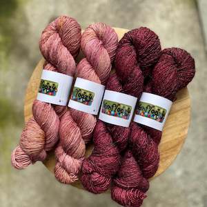 handdyed yarn: GO GO Dynamo MKAL Kit #5