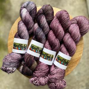 handdyed yarn: GO GO Dynamo MKAL Kit #4