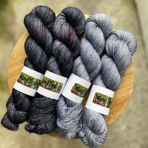 handdyed yarn: GO GO Dynamo MKAL Kit #3