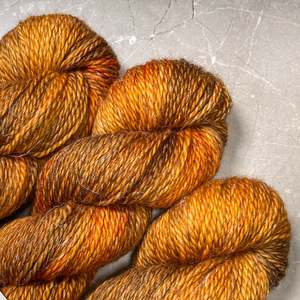 In Stock: Gingernutty ~ Merlin Worsted ~ Merino Linen 10ply