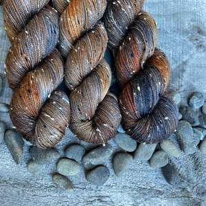 Hastur + Ligur ~ Tweedy ~ Donegal Nep Merino Sock