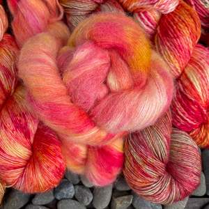 Silk: Flaming Sword ~ Aura ~ Suri Silk Fluff