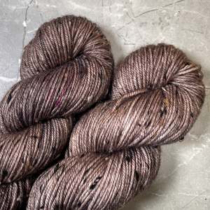 Afterglow (milky chocolate) ~ Tweedy DK ~ Donegal Nep Merino 8ply