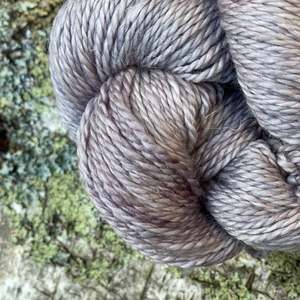 Fungus Forage: Elf Cup ~ Merlin Worsted ~ Merino Linen 10ply