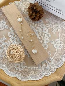 Micro Crochet Shell Earrings