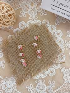 Micro Crochet Buds Stud Earrings