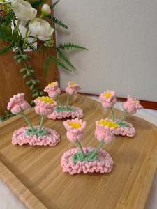 Crochet Hair Accessory: Lily Bell Hair Clip