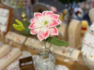 Crochet Floral Art: Hippeastrum Aquaro