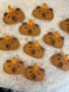 Popular Restocks: Orange-On-Head Capybara Hair Clip