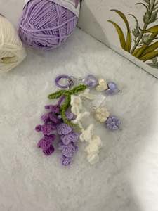 Crochet Decoration: Lavender Lace Charm