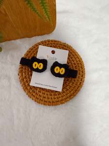 Black Cat Baby Hair Clips