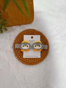Penguin Baby Hair Clips