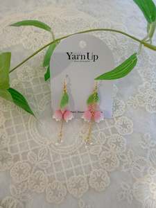 Micro Crochet Jewellery: Spring Lily of the Valley Earrings