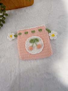 Crochet Bags: Cherry Mini Purse