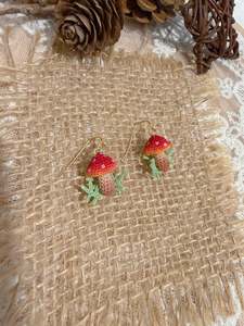 Forest Mushroom Earrings