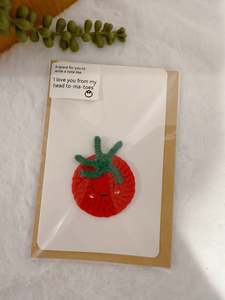 Greeting Cards: Tomato Greeting Card