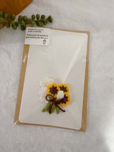 Sunflowers Bouquet Greeting Card