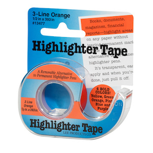 Highlighter Tape - Orange - Yarnz