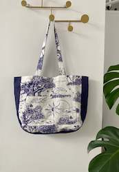 Bag: 100% Linen Tote Bag âBlue Wonderâ