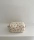 Quilted Tiny floral Makeup Pouch (small)