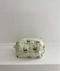 Bag 1: Quilted Cotton Little Fantail Makeup Pouch(small)