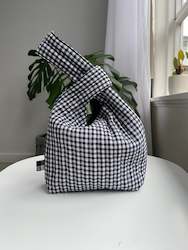 Bag 2: Japanese style Quilted Knot Bag(small gingham)