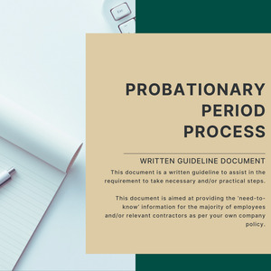 Products: Probationary Period Process Guideline Yellowconsulting2023