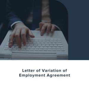 Products: Letter of Variation to Employment Agreement Yellowconsulting2023