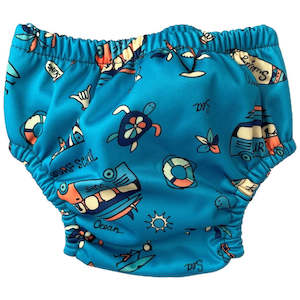 Clothing: Reusable Swimming Nappy - Surfs Up
