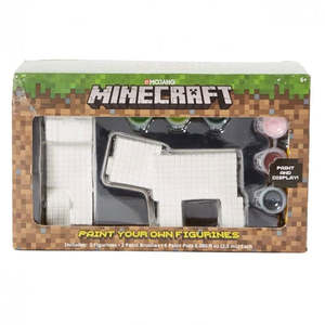 Activities: Mojang - Minecraft - Paint Your Own Figurines - Pig & Creeper