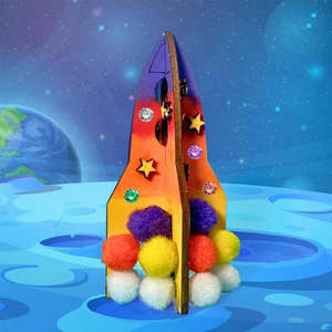 Activities: The Make Company - Craft your Own - 3D Rocket Ship
