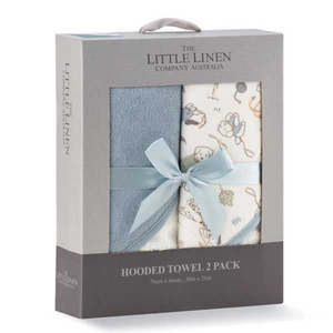 Baby: Little Linen - Hooded Towel 2 Pack - Barklife Dog