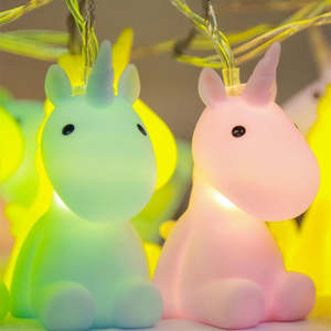 Decor: Stellar - Fairy String Lights - Pastel Baby Unicorns