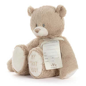 Demdaco - My First Teddy - 24cm Tan