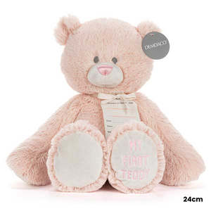 Baby: Demdaco - My First Teddy - 40cm Pink