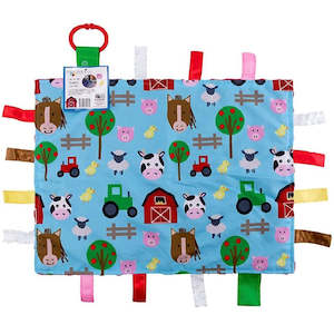 Baby: Learning Lovey With Ribbon - Farm