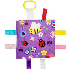 0 1 Years Old: Crinkle Sensory Taggie - Garden Flowers & Bugs