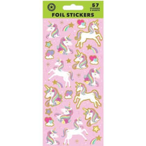 Unicorn Foil Sticker Sheet
