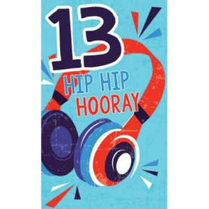 13th Birthday - Male Birthday Card
