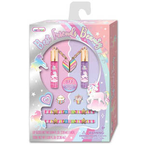 Accessories: Hot Focus - BFF Lip Gloss & Bracelet Set