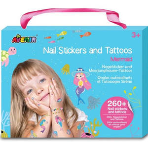 Activities: Nail Stickers & Tattoos - Mermaid