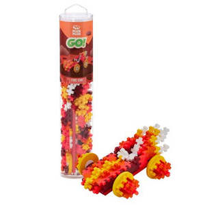 Plus Plus - 200 Piece - Fire Car