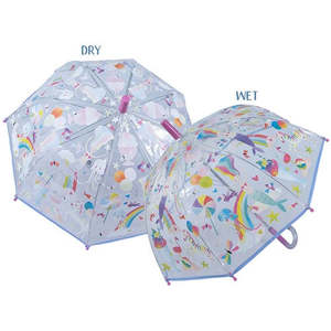 Accessories: Floss & Rock - Clear Colour Changing Umbrella - Fantasy