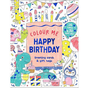 Cards Invitations: Lake Press - Colour Me Happy Birthday - Greeting Cards & Gift Tags
