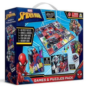 1 3 Years Old: Marvel - Games & Puzzle Pack - Spider-Man