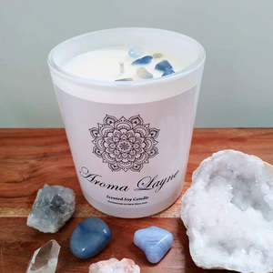 7 10 Years Old: 200g Pure Soy Scented Candle With Crystals
