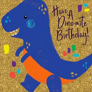 Dino Birthday Card